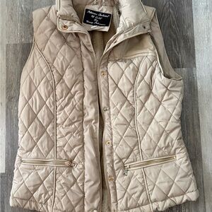 Tan Quilted Vest